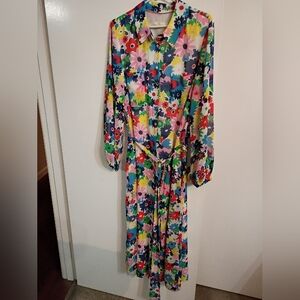 Boden Multicolor Floral Maxi Dress